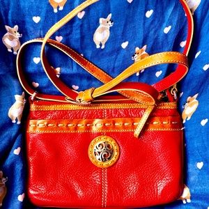 Red Brighton Crossbody leather Purse